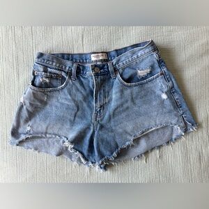 Abercrombie & Fitch Curve Love Size 12 Jean Shorts